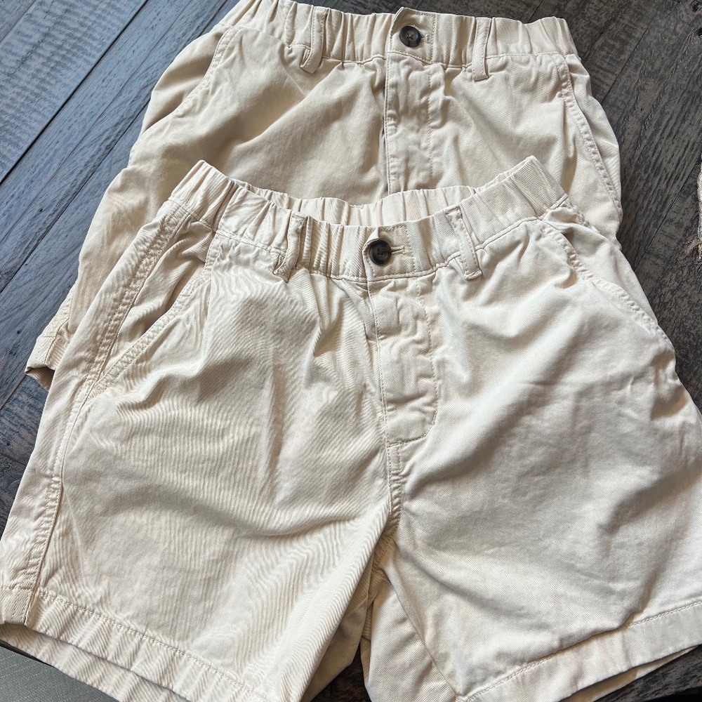 Khaki Bearbottom small 5.5" shorts
